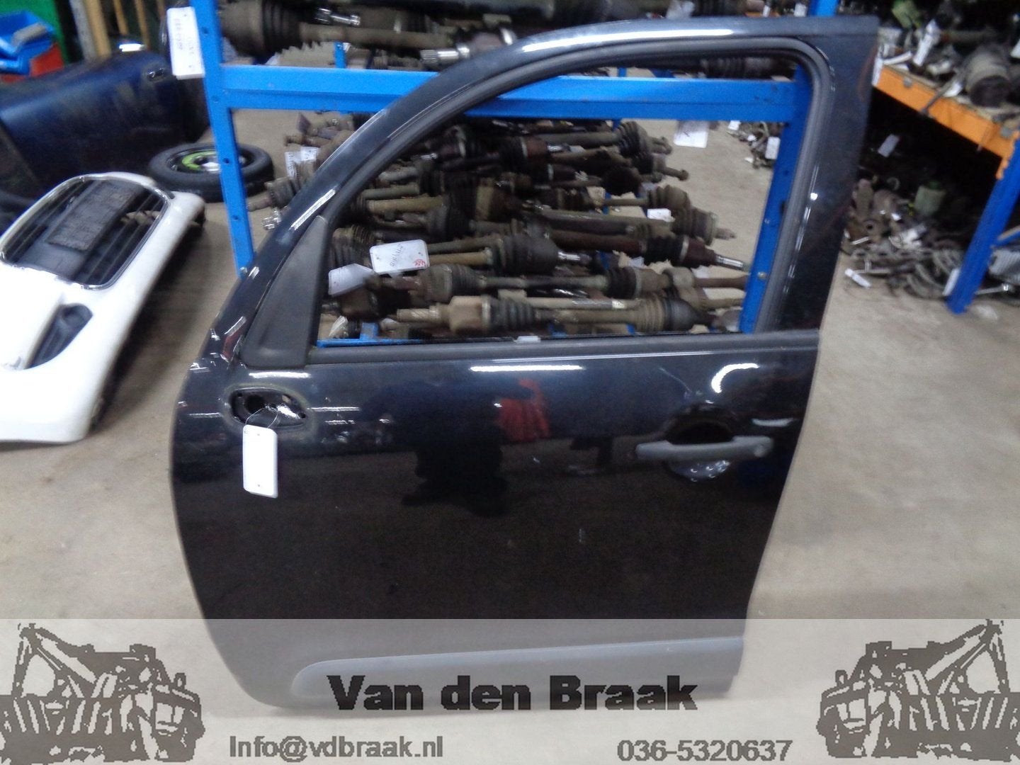 Citroen C3 Picasso 2009-2017 Linker voordeur, Gebruikt, Deur, Herkomst onderdeel bekend, -