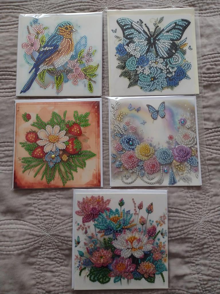 Pakket van 20 dubbele kaarten met envelop (handmade), Nieuw, Ophalen of Verzenden, Overige thema's, Nvt