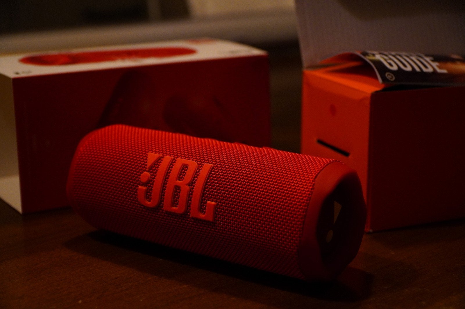 JBL Flip 6 Bluetooth Speaker Rood - Nooit Gebruikt, Audio, Tv en Foto, Luidsprekers, Zo goed als nieuw, Draagbare speaker, Minder dan 60 watt