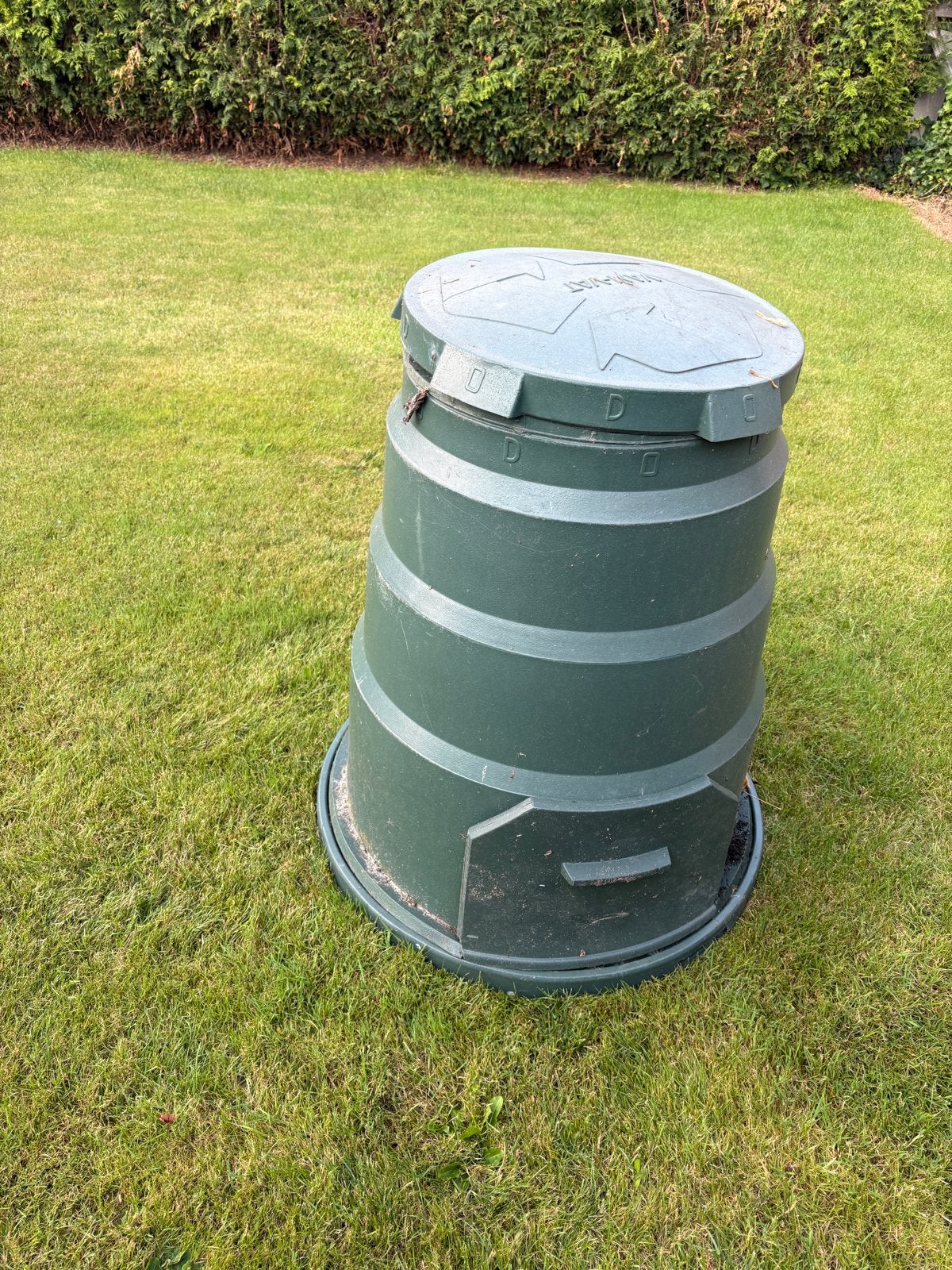 Groene compostbak (VAM-vat) voor tuin en GFT-afval, Ophalen, Gebruikt