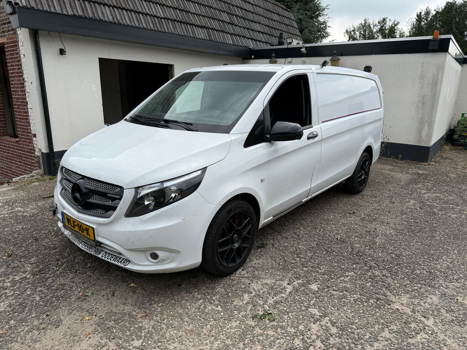Mercedes-Benz Vito 119 2.1 CDI 140KW 2019 Wit loopt niet, Auto's, Bestelauto's, Euro 5, Zwart, 2500 kg, Wit