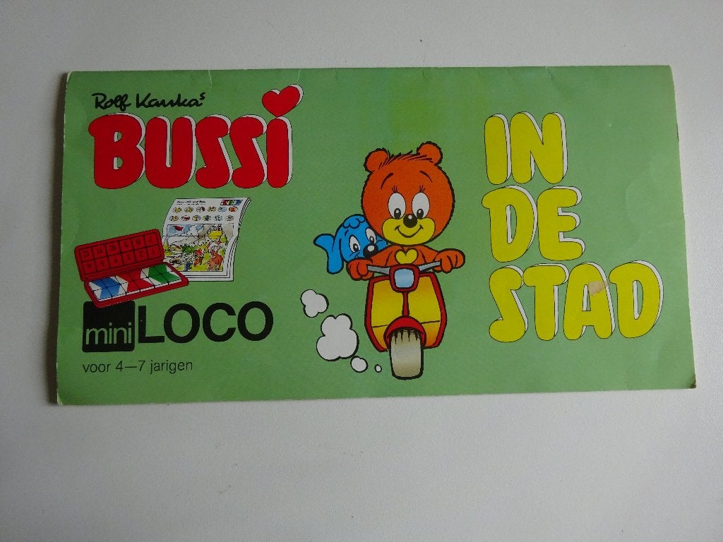 MINI LOCO  BOEKJE - BUSSI IN DE STAD - 4 - 7 JAAR, Ophalen of Verzenden, Gebruikt