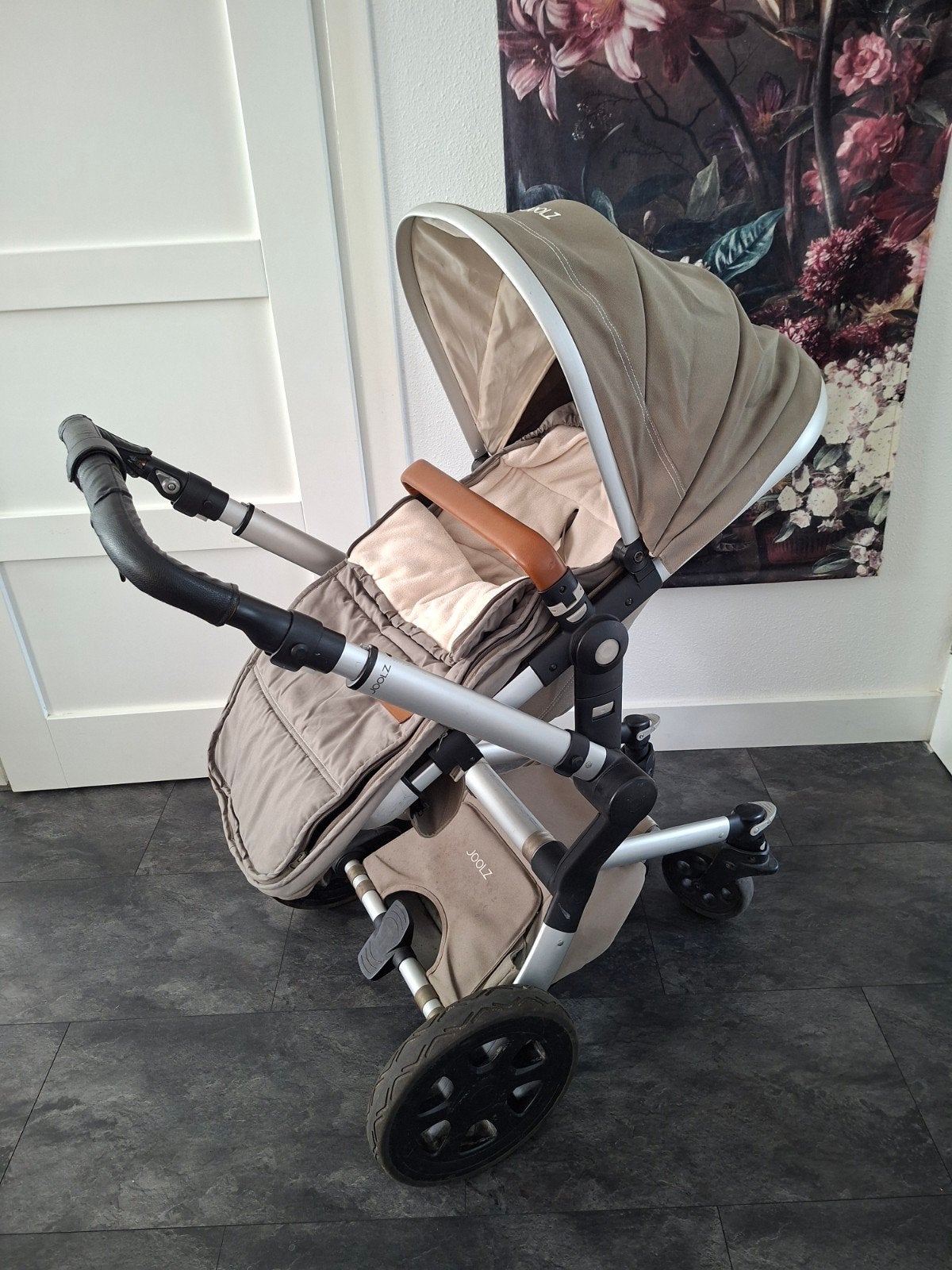 Joolz Day kinderwagen met veel accessoires, Kinderen en Baby's, Kinderwagens en Combinaties, Gebruikt, Combiwagen, Verstelbare duwstang