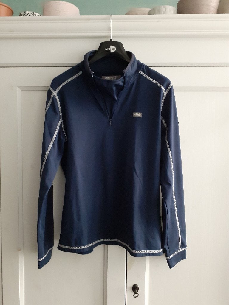 Warme longsleeve, Maat L / 40, Eurostar, Dieren en Toebehoren, Blauw, Gebruikt, L, Ophalen of Verzenden