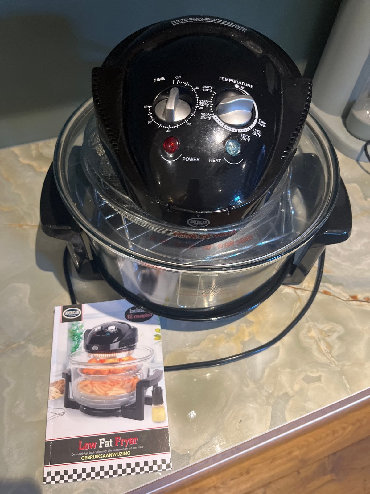 American Low Fat Fryer - Zo goed als nieuw, Ophalen, Zo goed als nieuw, Airfryer, 1000 t/m 1499 gram