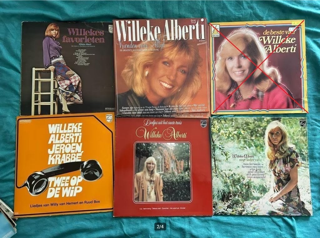 11 LP's Willeke Alberti (ook per stuk te koop), LP, Gebruikt, Ophalen of Verzenden, Levenslied of Smartlap