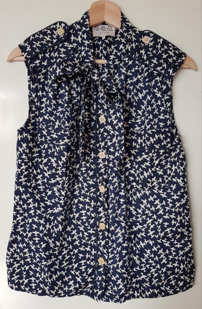 Sea New York zijden blouse in maat 34 NIEUW, Blauw, Nieuw, Ophalen of Verzenden, Liu Jo Red Valentino
