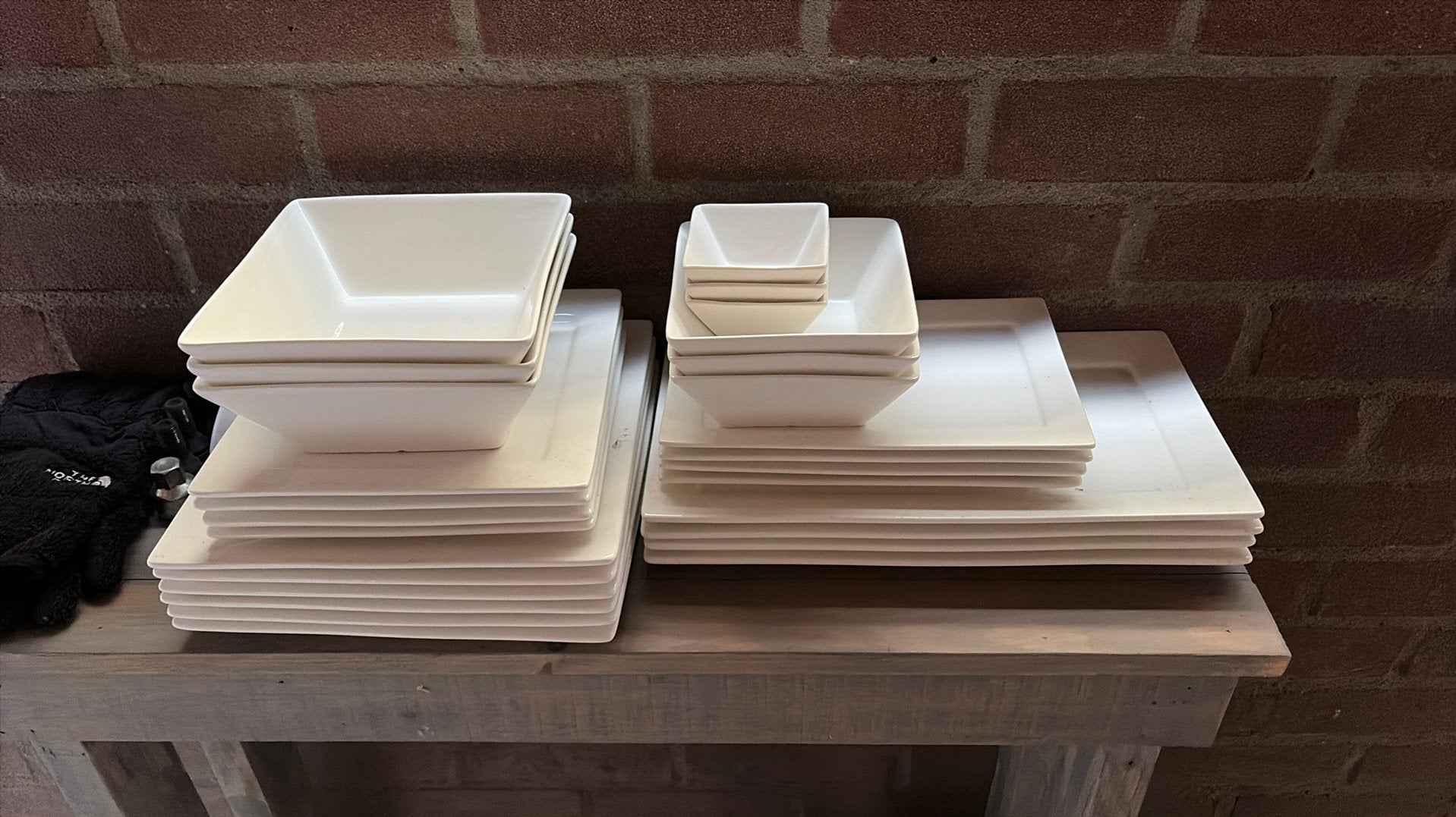 Servies wit, Ophalen, Zo goed als nieuw, Bord(en), Effen