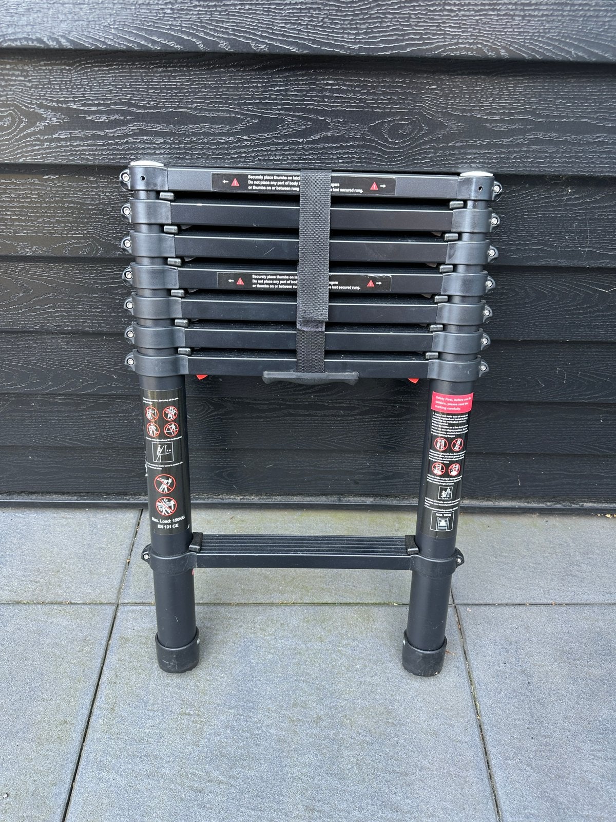 Telescoopladder ladder uitschuifbare daktent tuin, Ophalen, Zo goed als nieuw, 2 tot 4 meter