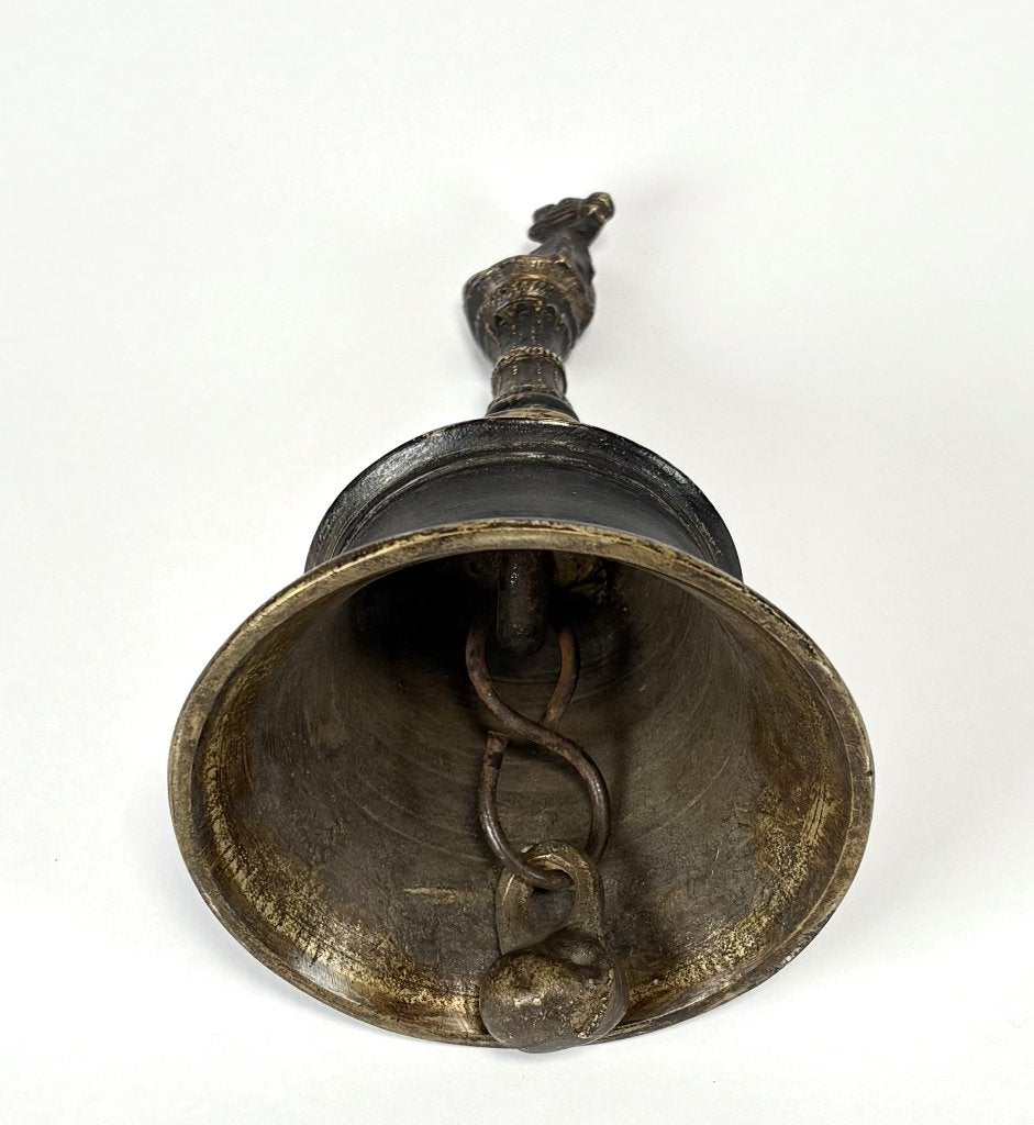 1072. Bronzen handbel - Nandi, India, 20e eeuw, Antiek en Kunst, Antiek | Koper en Brons, Ophalen