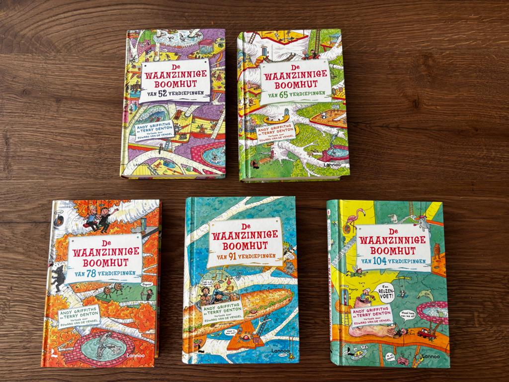 De Waanzinnige Boomhut serie - 5 boeken, Ophalen of Verzenden, Zo goed als nieuw, Fictie algemeen