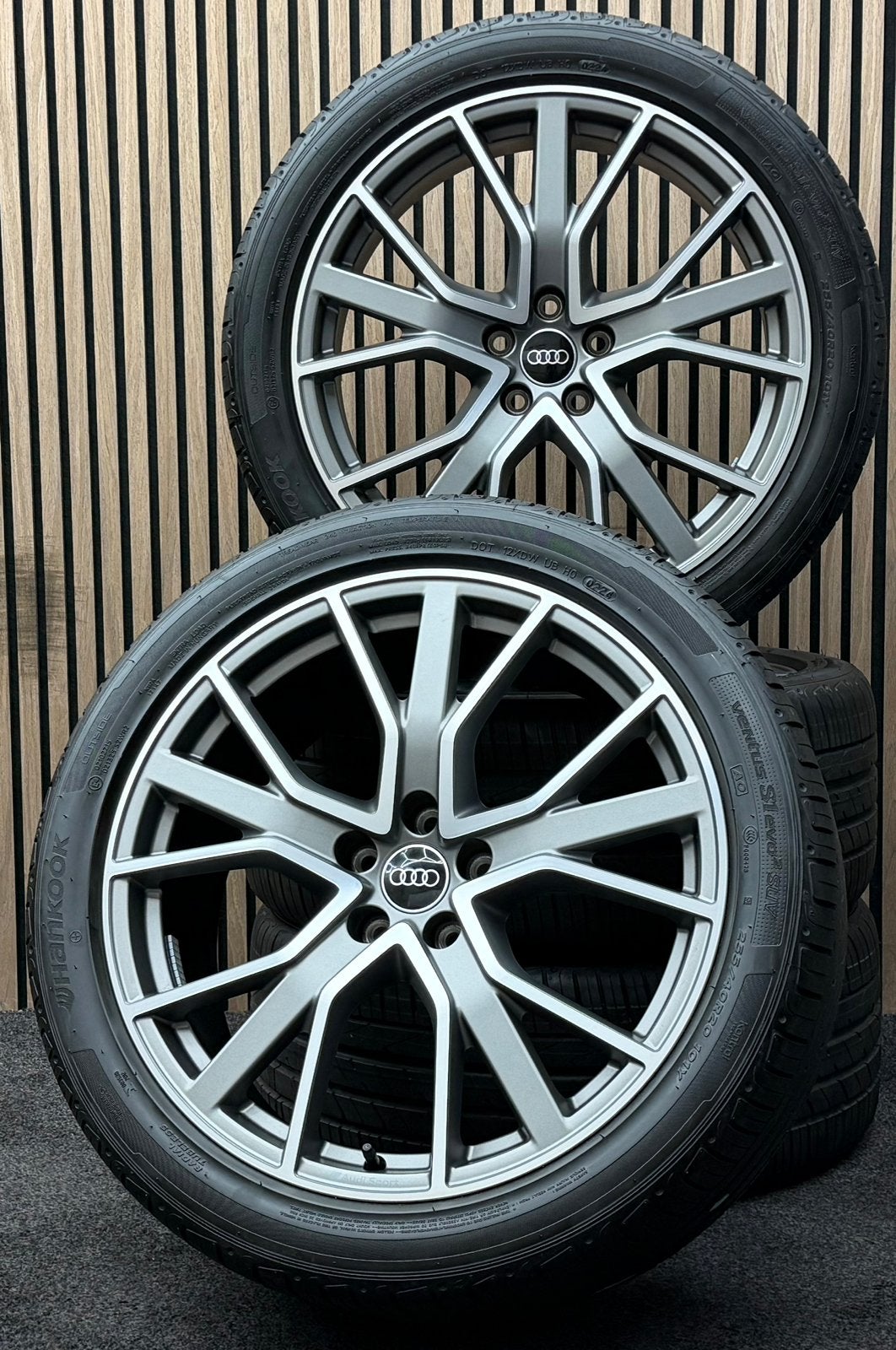 DEMO! Originele 20 inch Audi Sport Q3 5x112 ET38 Hankook ‘24, Ophalen, 255 mm, ., Banden en Velgen