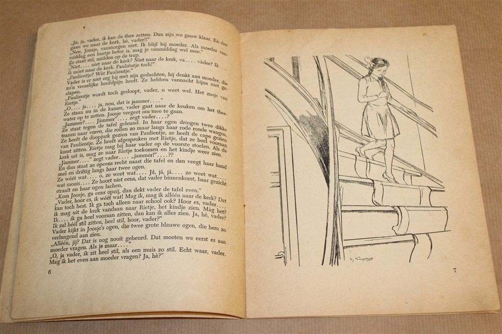 Vreemde Meisje — Kinderboek, Bijbelgenootschap 1949, Ophalen of Verzenden, Gelezen