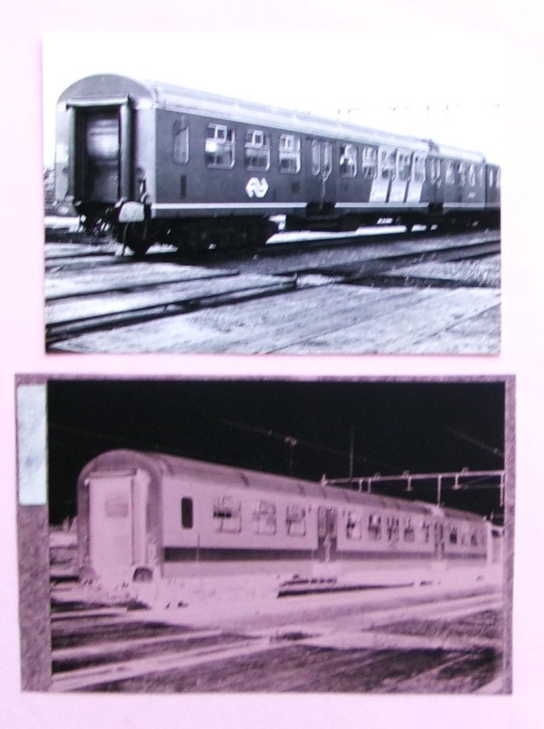 Foto plus negatief NS plan W2, Ophalen of Verzenden, Gebruikt, Trein, Overige typen