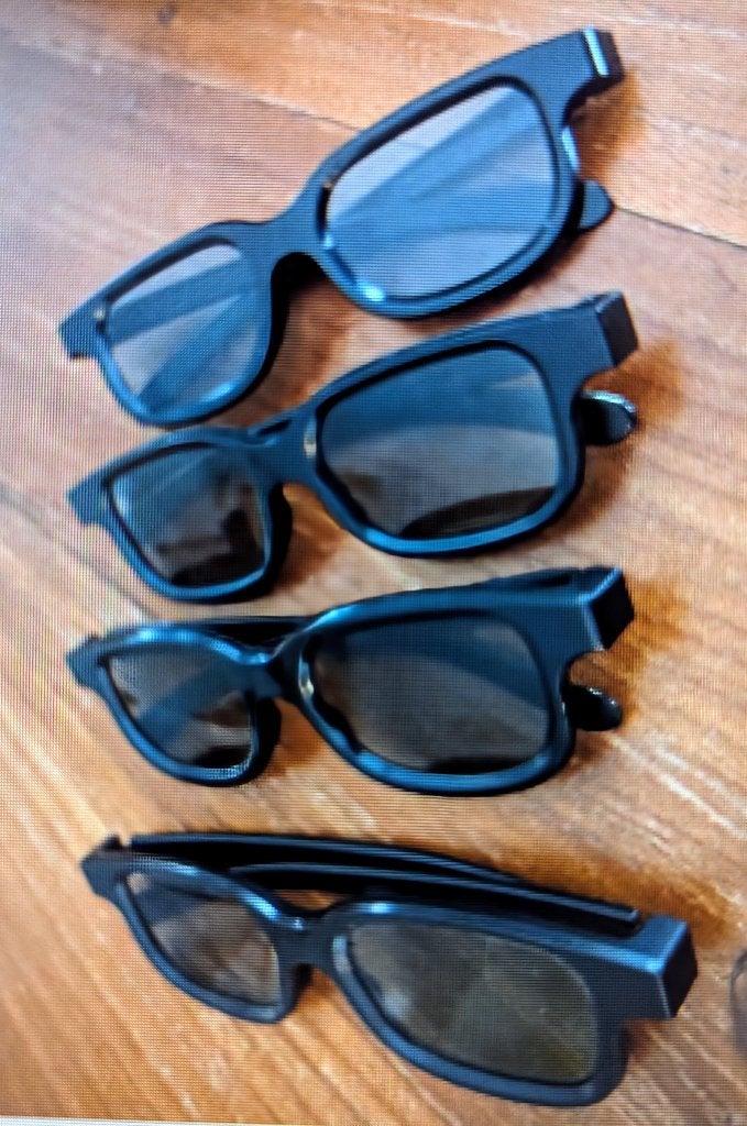 3D brillen voor in de bioscoop, Ophalen of Verzenden, Gebruikt