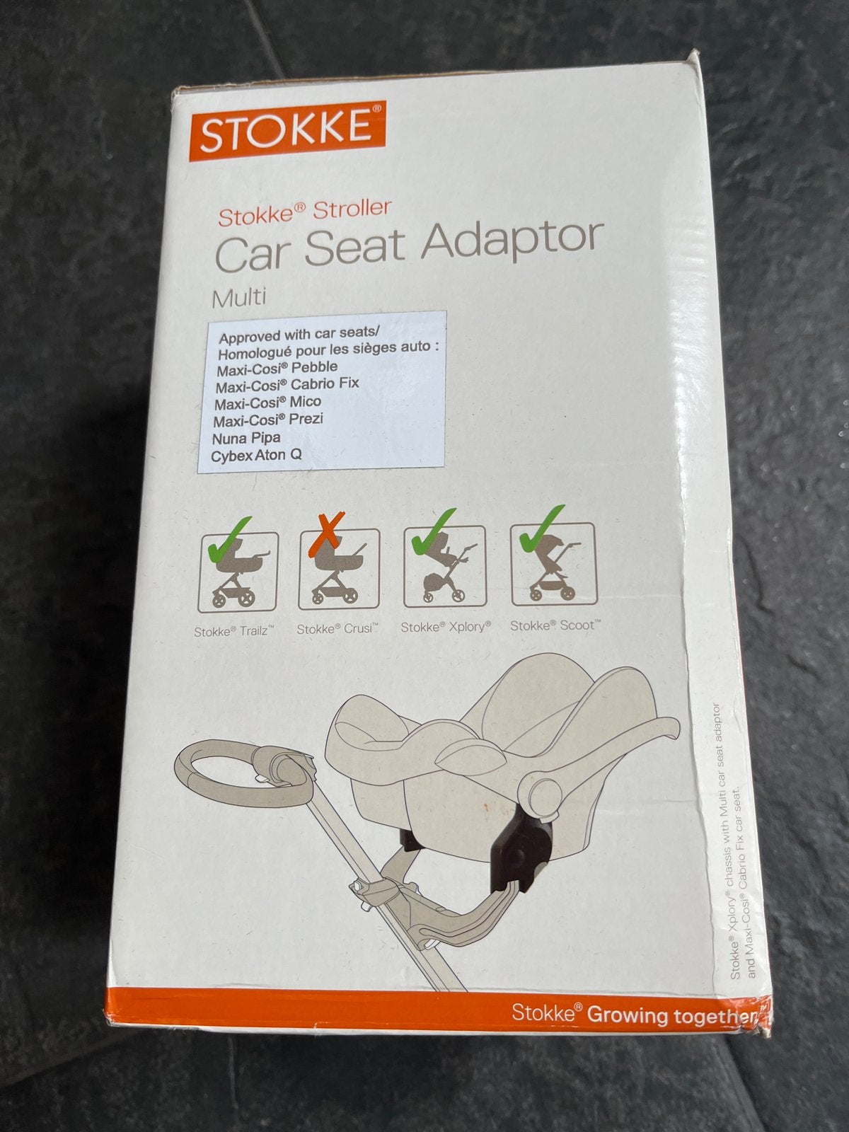 Stokke Stroller Maxi-Cosi adapter, Kinderen en Baby's, Ophalen of Verzenden, Zo goed als nieuw, Maxi-Cosi