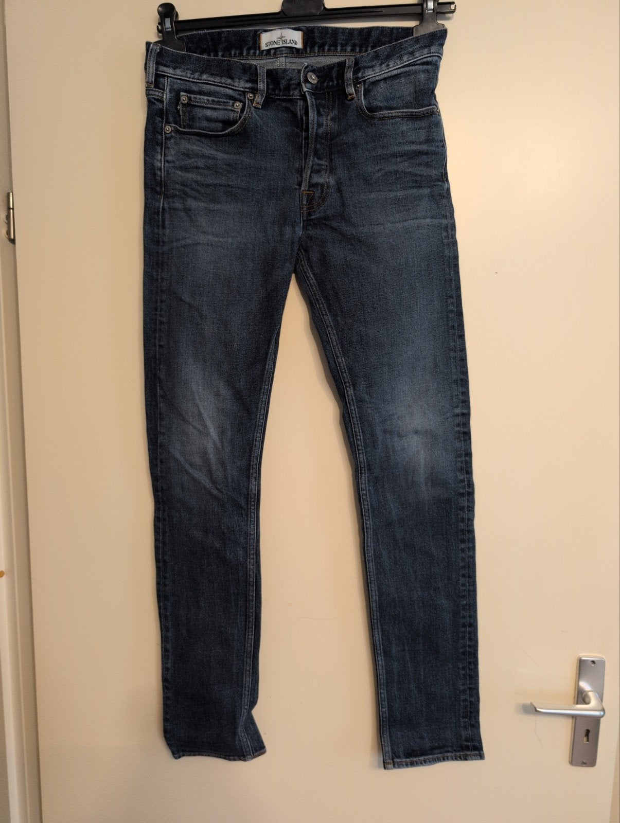Stone Island Skinny Spijkerbroek W30 - Zeer Goede Staat, Kleding | Heren, Spijkerbroeken en Jeans, Blauw, W32 (confectie 46) of kleiner