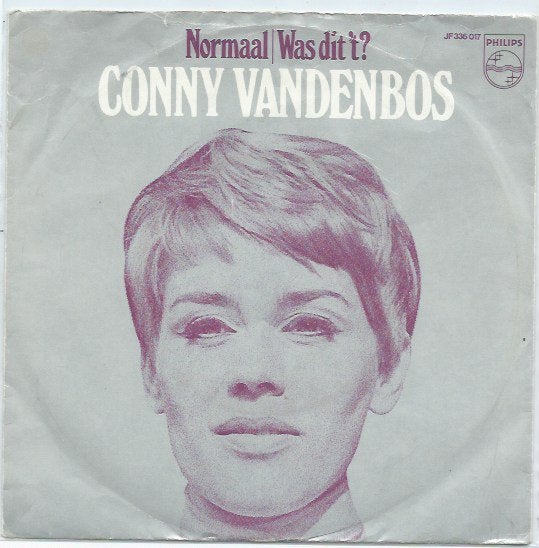 Conny van den Bos- Normaal/ Was dit' t, Beschermende buitenhoes, Ophalen of Verzenden, 7 inch, Levenslied of Smartlap