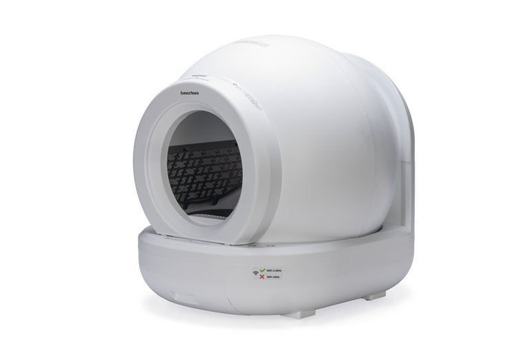 ACTIE Beeztees Moeza Automatische Kattenbak wit 57x56x62cm, Dieren en Toebehoren, Katten-accessoires, Ophalen of Verzenden, Nieuw