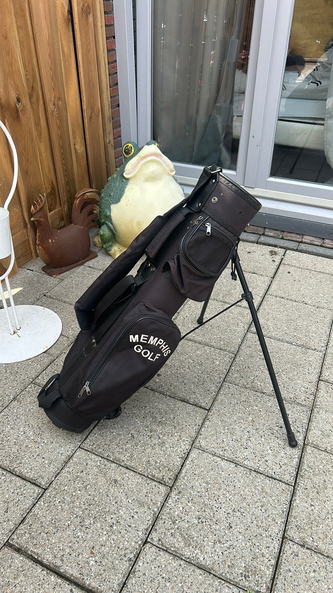 Golftas Memphis Golf zwart, Ophalen of Verzenden, Zo goed als nieuw, Tas