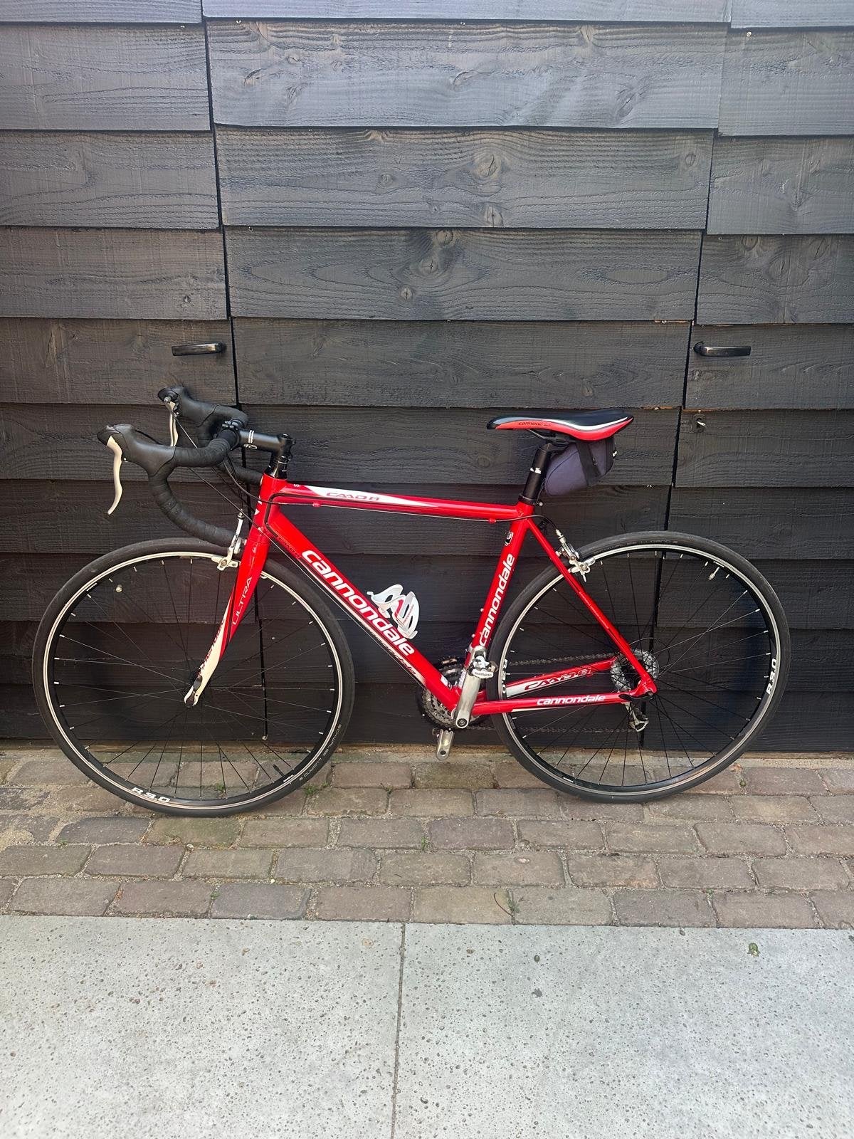 Cannondale Dames Wielrenfiets - Rood, Fietsen en Brommers, Fietsen | Racefietsen, Overige merken, 28 inch, Gebruikt, Velgrem