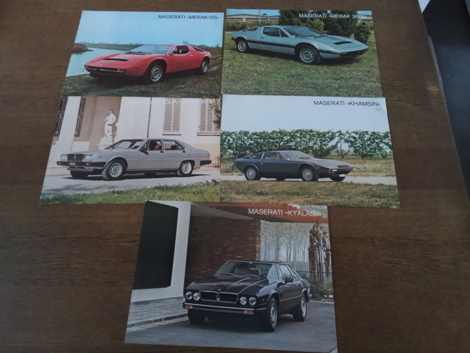 Sheets Maserati Kyalami, Quatroporte, Khamsin, Merak SS, Ophalen of Verzenden, Zo goed als nieuw