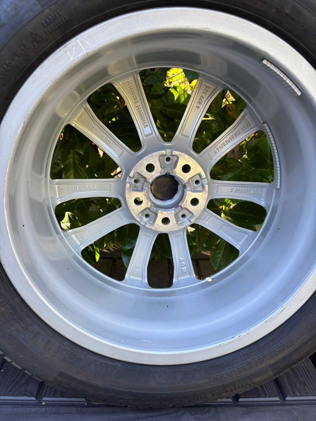 Foto 20 van BMW 19" 691 X3 G01 X4 G02 Winterset Conti Runflat + TPMS