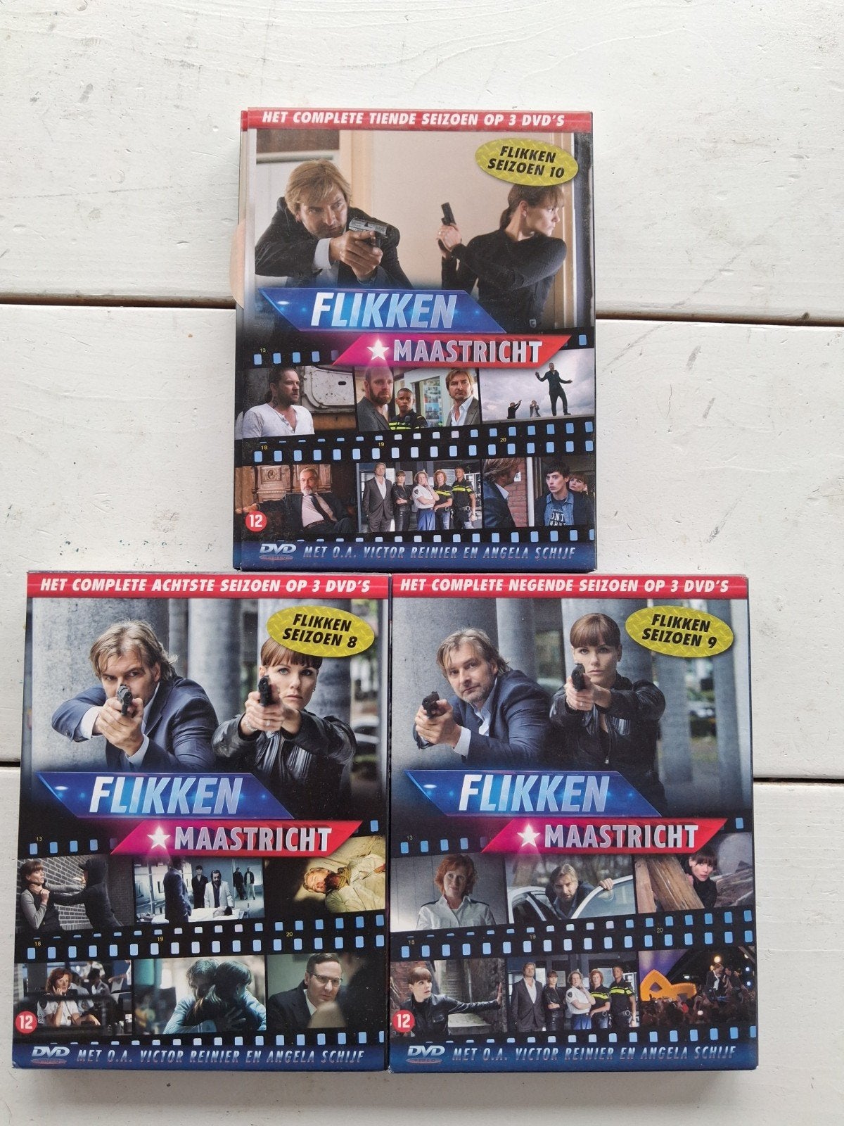 Flikken Maastricht Seizoen 8, 9 en 10 DVD Boxsets, Gebruikt, Nederlands, Inclusief doosje, Ophalen of Verzenden