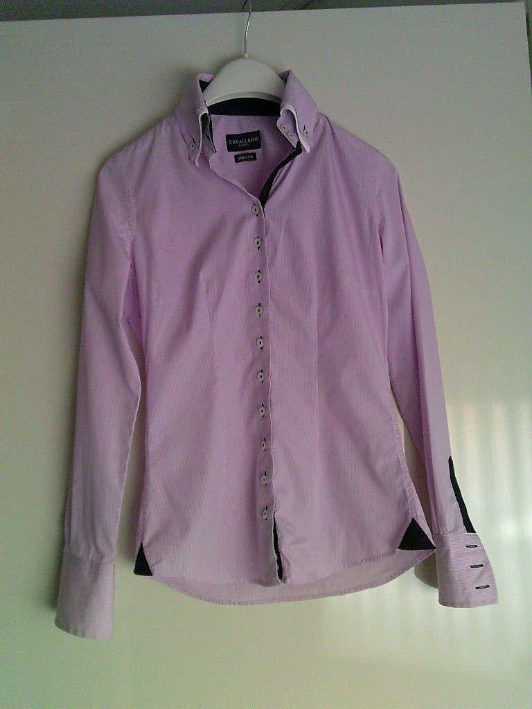 CAVALLARO NAPOLI BLOUSE/ OVERHEMD MAAT 34., CAVALLARO NAPOLI., Ophalen of Verzenden, Zo goed als nieuw, Roze