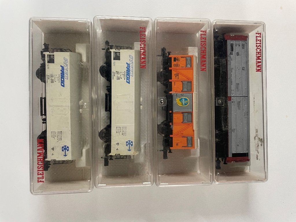 Fleischmann goederenwagons, Gebruikt, Gelijkstroom, Fleischmann, Wagon