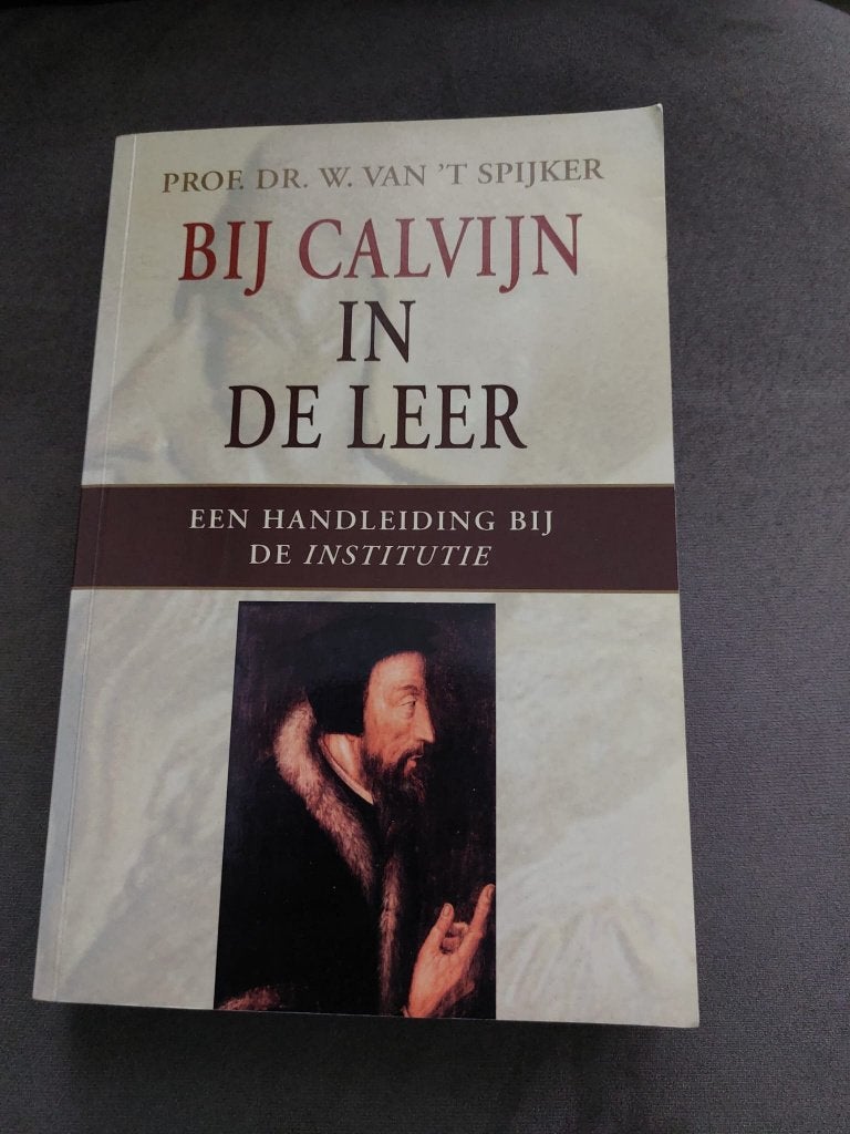 Bij Calvijn in de leer Handleiding bij Institutie Spijker, Ophalen of Verzenden, Zo goed als nieuw, Christendom | Protestants