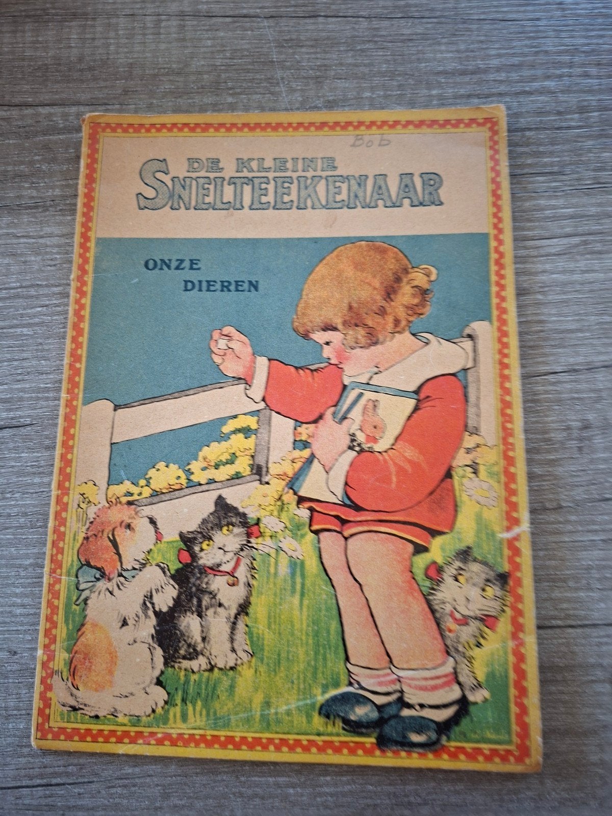 De Kleine Sneltekenaar Onze Dieren - Jaren '20/'30, Ophalen of Verzenden
