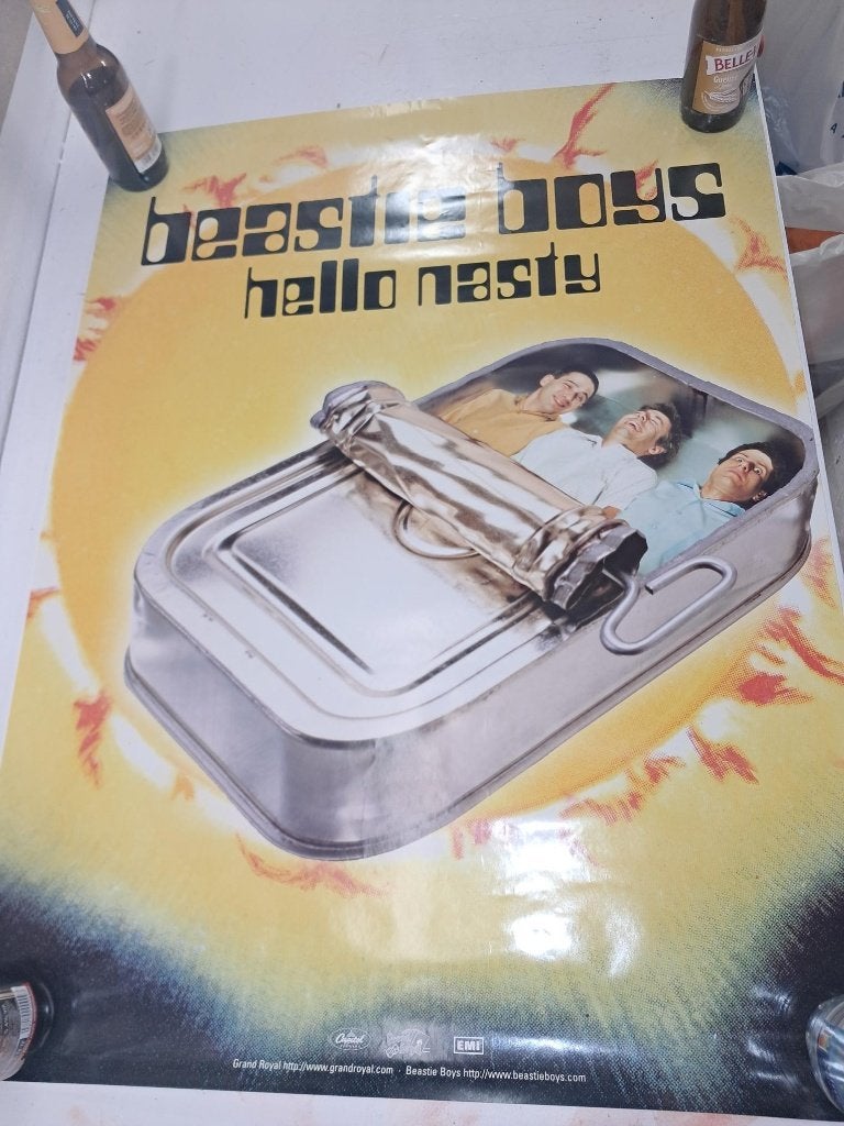 Gratis poster beasty boys, Verzamelen, Posters, Ophalen, Zo goed als nieuw, A1 t/m A3, Film en Tv