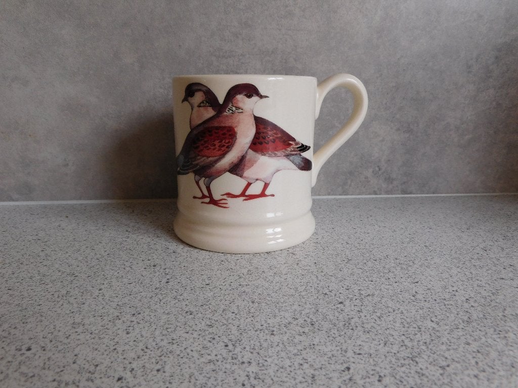 Emma Bridgewater Halfpint Mok Turtle Doves, Zo goed als nieuw, Emma Bridgewater, Overige stijlen, Aardewerk