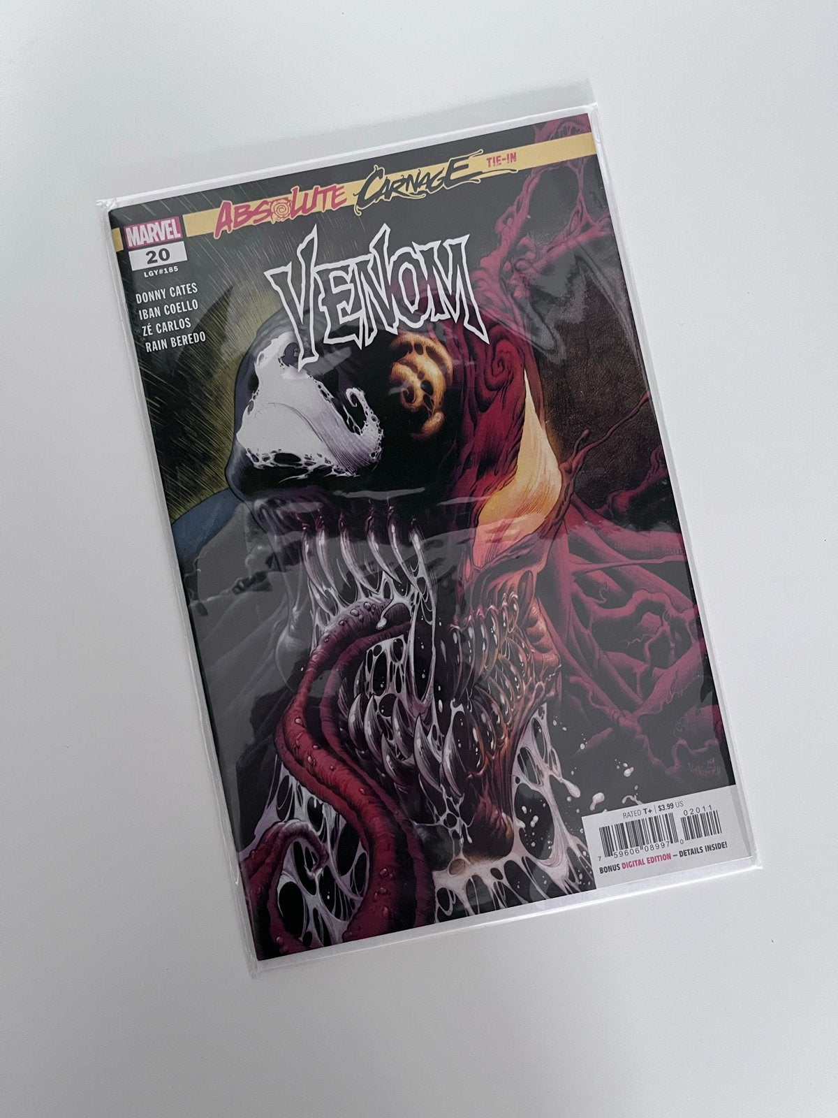 Marvel Venom Absolute Carnage #20 Comic, Boeken, Strips | Comics, Eén comic, Ophalen of Verzenden, Zo goed als nieuw, Amerika