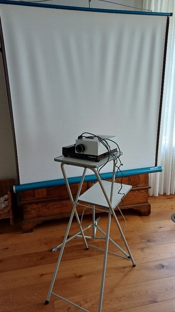 Dia projector/scherm/tafel, Ophalen, Gebruikt