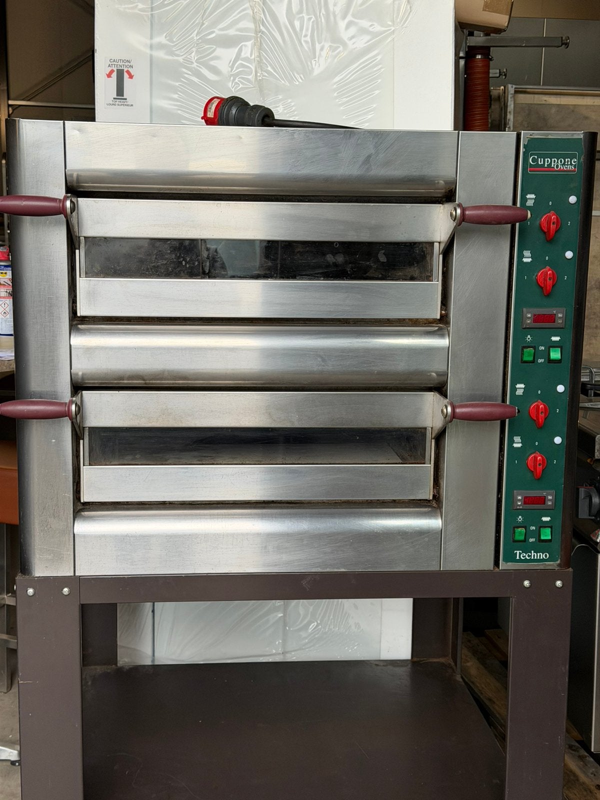 Cuppone -Pizzaoven- Bakkerijmachine-inventaris-spiraalkneder, Zakelijke goederen, Horeca | Keukenapparatuur, Ophalen of Verzenden
