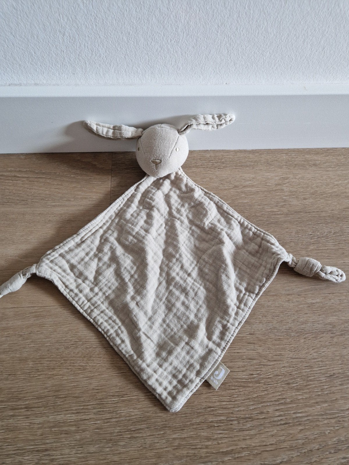 Knuffeldoekje Jollein konijn doekje Bunny Ears K8712, Ophalen of Verzenden, Zo goed als nieuw, Konijn
