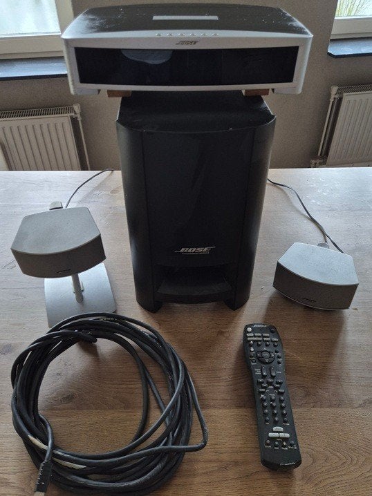 Bose 1.2.3 systeem, Ophalen of Verzenden, 120 watt of meer, Front, Rear of Stereo speakers, Bose