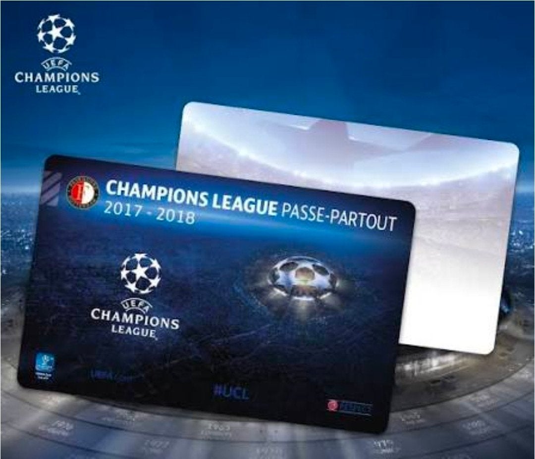 Feyenoord champions league passe-partout, Overige typen, Eén persoon, September