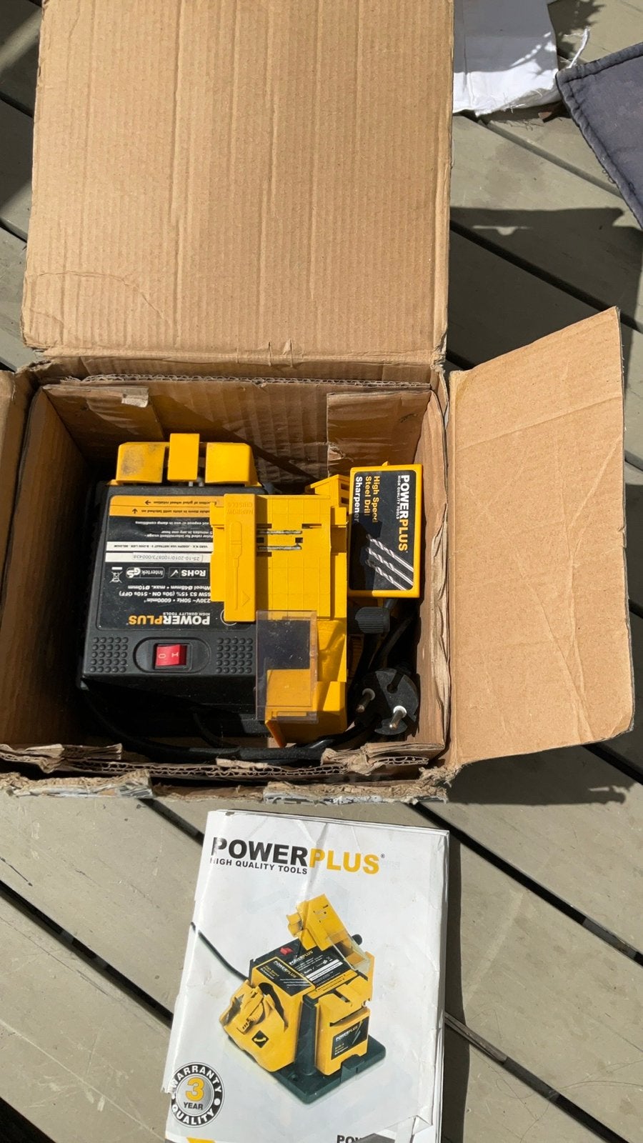 Powerplus  Slijpmachine, Ophalen of Verzenden, Zo goed als nieuw, Overige typen, Overige merken