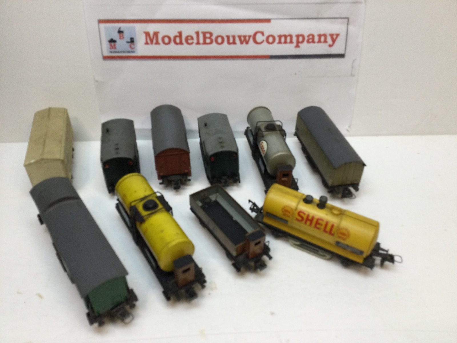 KAVEL JAREN 50/ 60 HO WAGONS  10 stuks, Overige merken, Gebruikt, Gelijkstroom, Rails