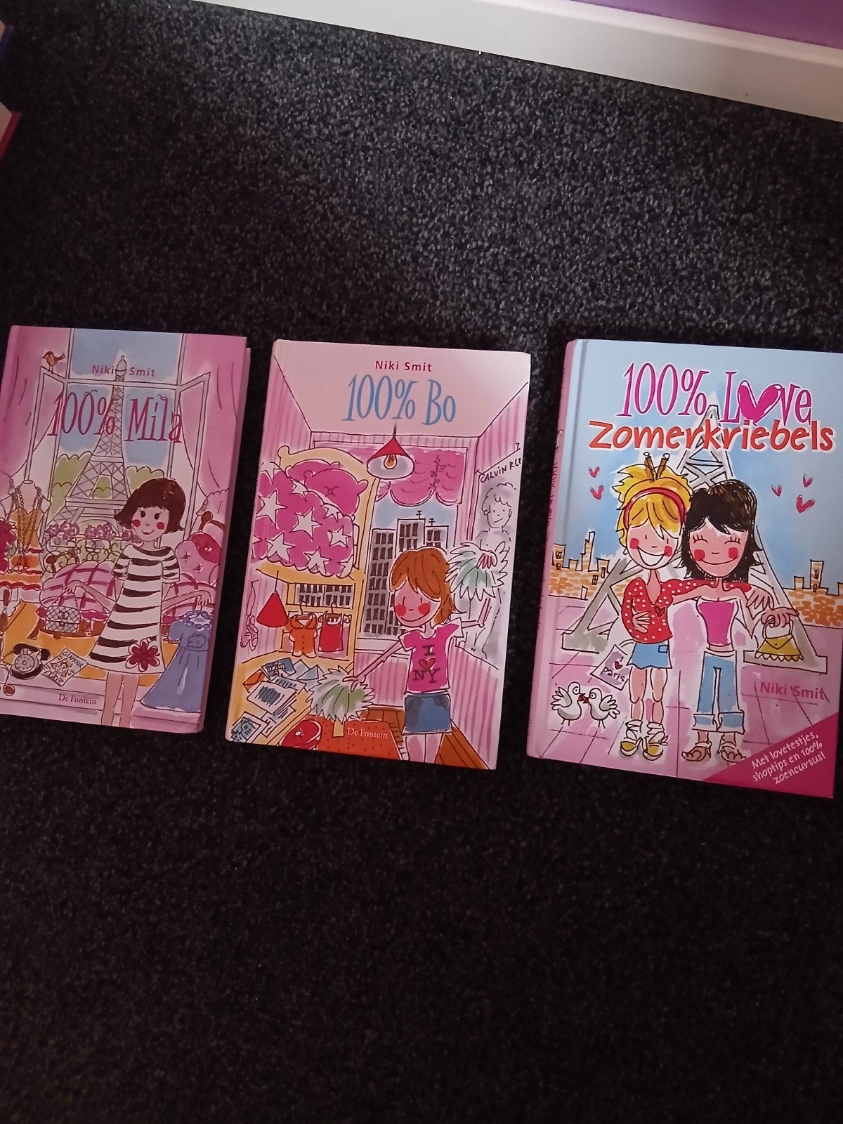 Niki Smit 100% Bo, Mila, Love Zomerkriebels boeken, Ophalen, Gelezen, Niki Smit, Fictie