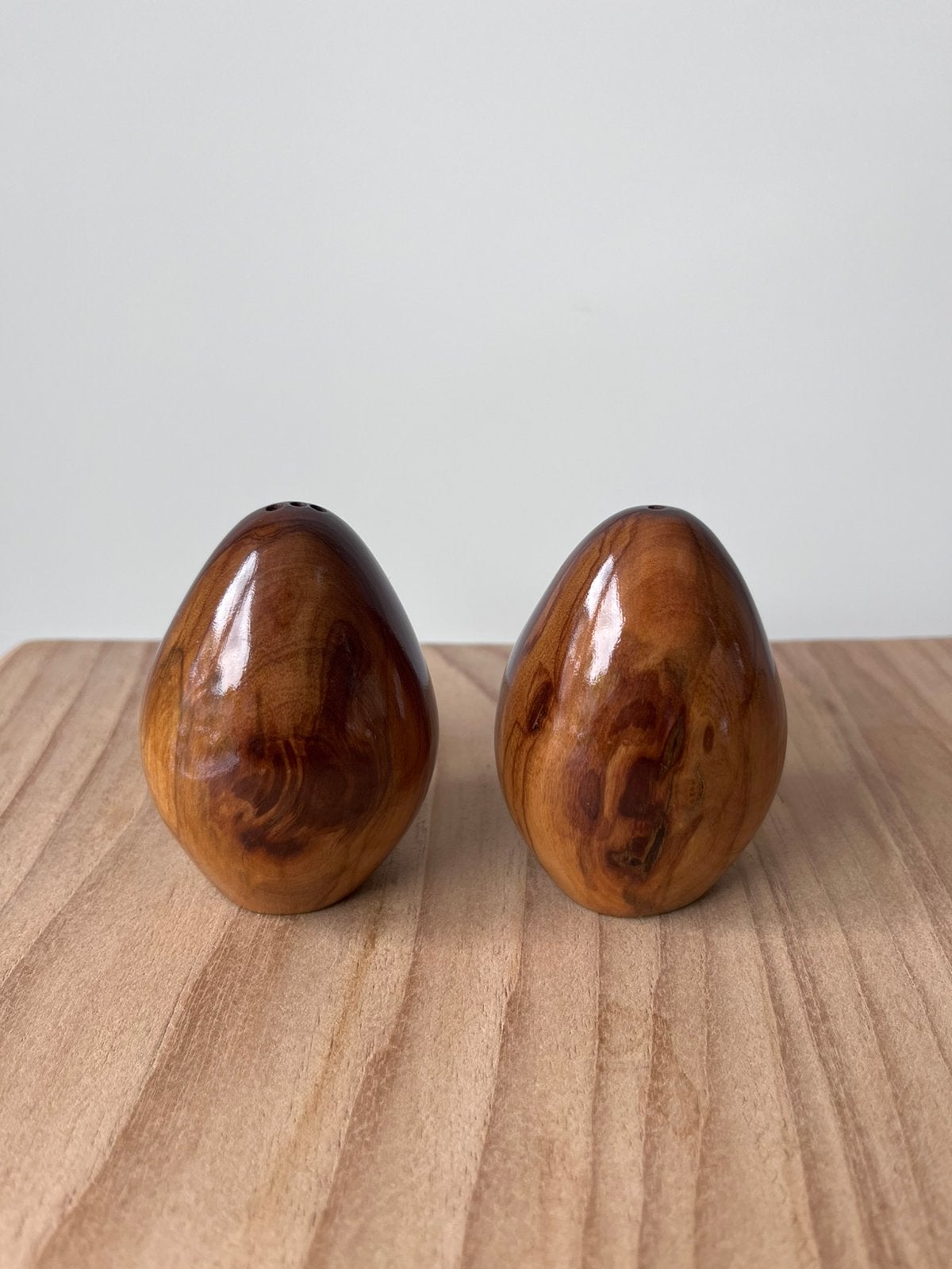 Vintage deens zout en peper stel mid century japandi bolia, Huis en Inrichting, Ophalen of Verzenden, Zo goed als nieuw