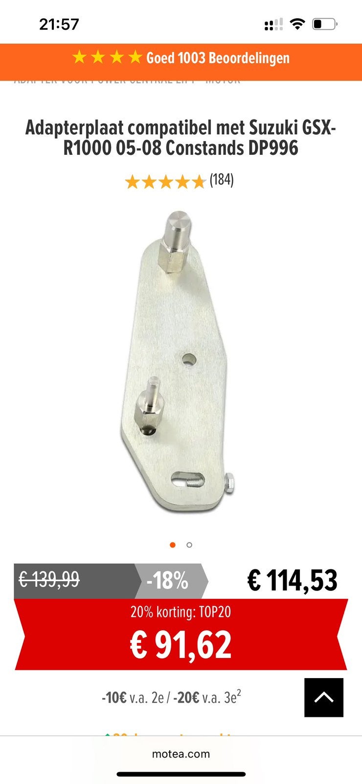 Constands adapter gsx, Ophalen of Verzenden, Zo goed als nieuw