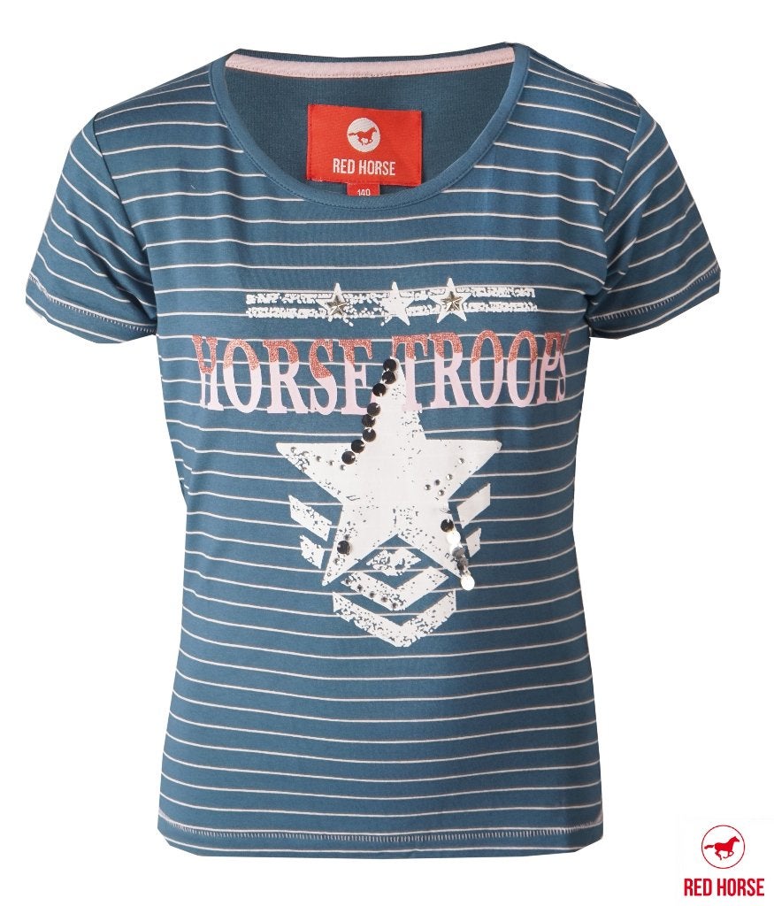 Sea Green Red Horse Mischa T-shirt maat 128 176 en XS, Kinderen, Dressuur, Nieuw, Ophalen of Verzenden