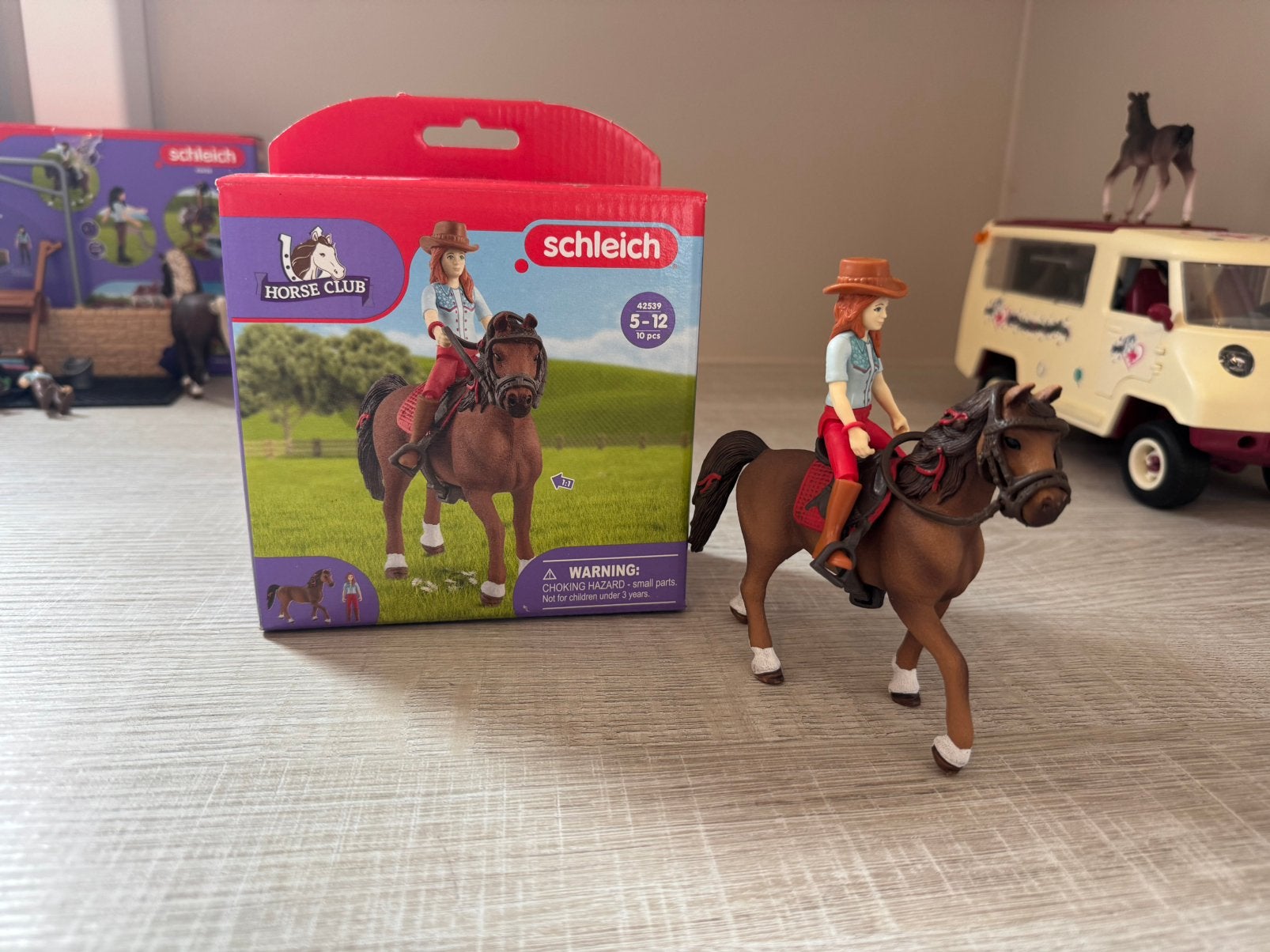 Schleich Horse Club Hannah en Cayenne (42539), Ophalen of Verzenden, Zo goed als nieuw