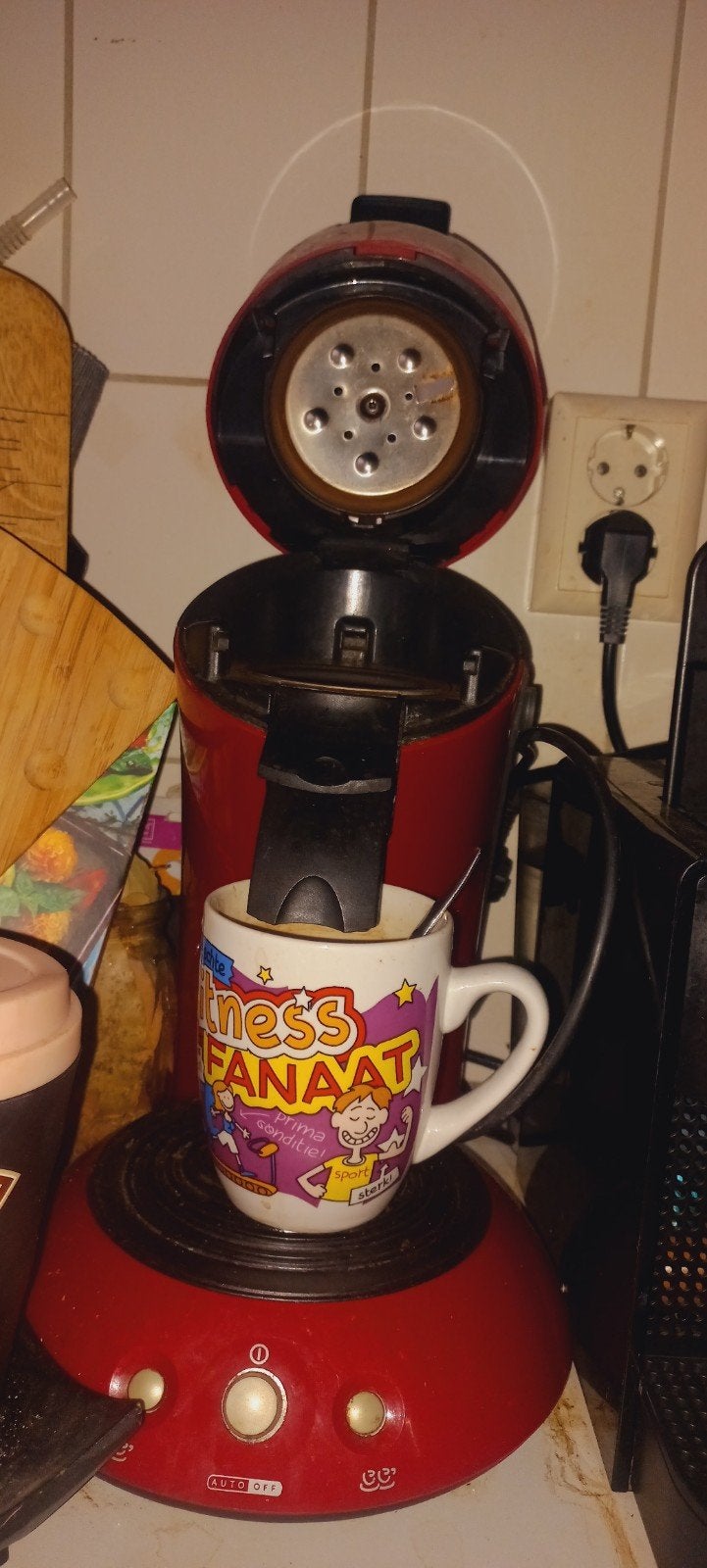Senseo apparaat rood, Ophalen, Koffiemachine