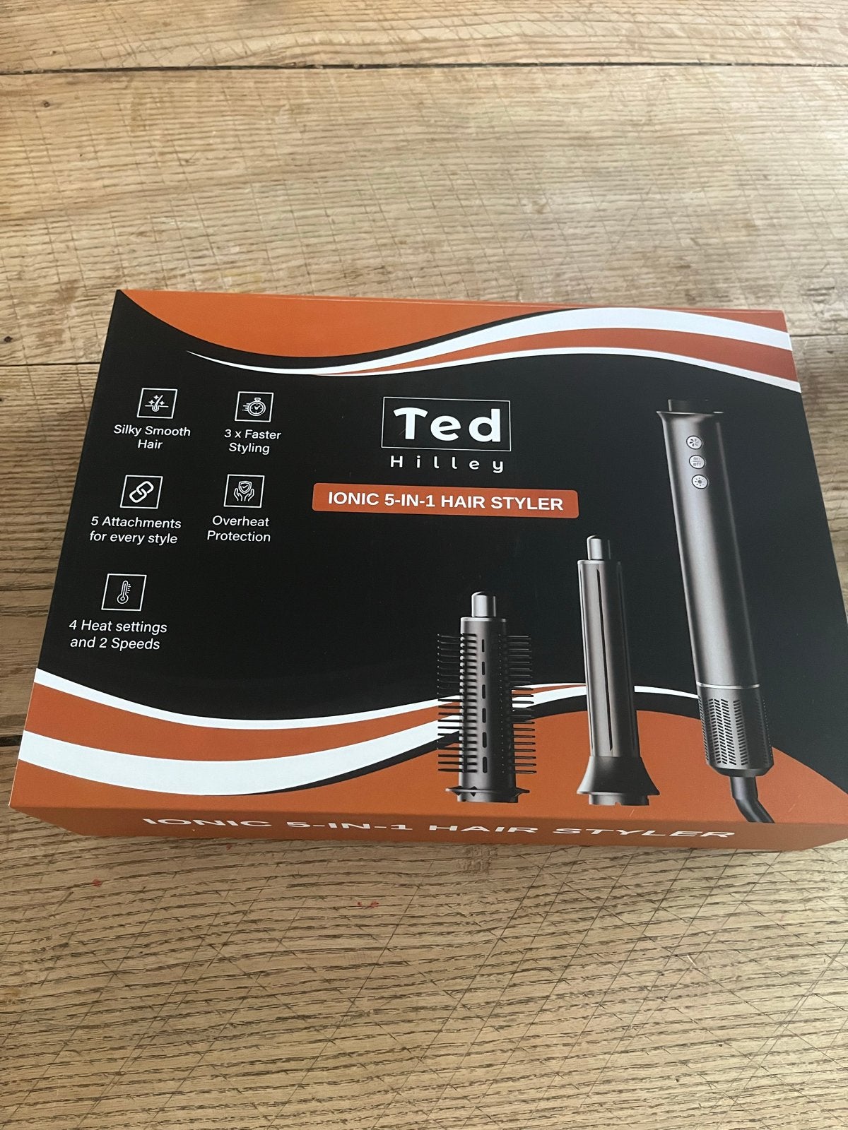 Ted Hilley IONIC 5-in-1 Haarstyler - Nieuw in doos, Ophalen of Verzenden, Nieuw, Haarverzorging
