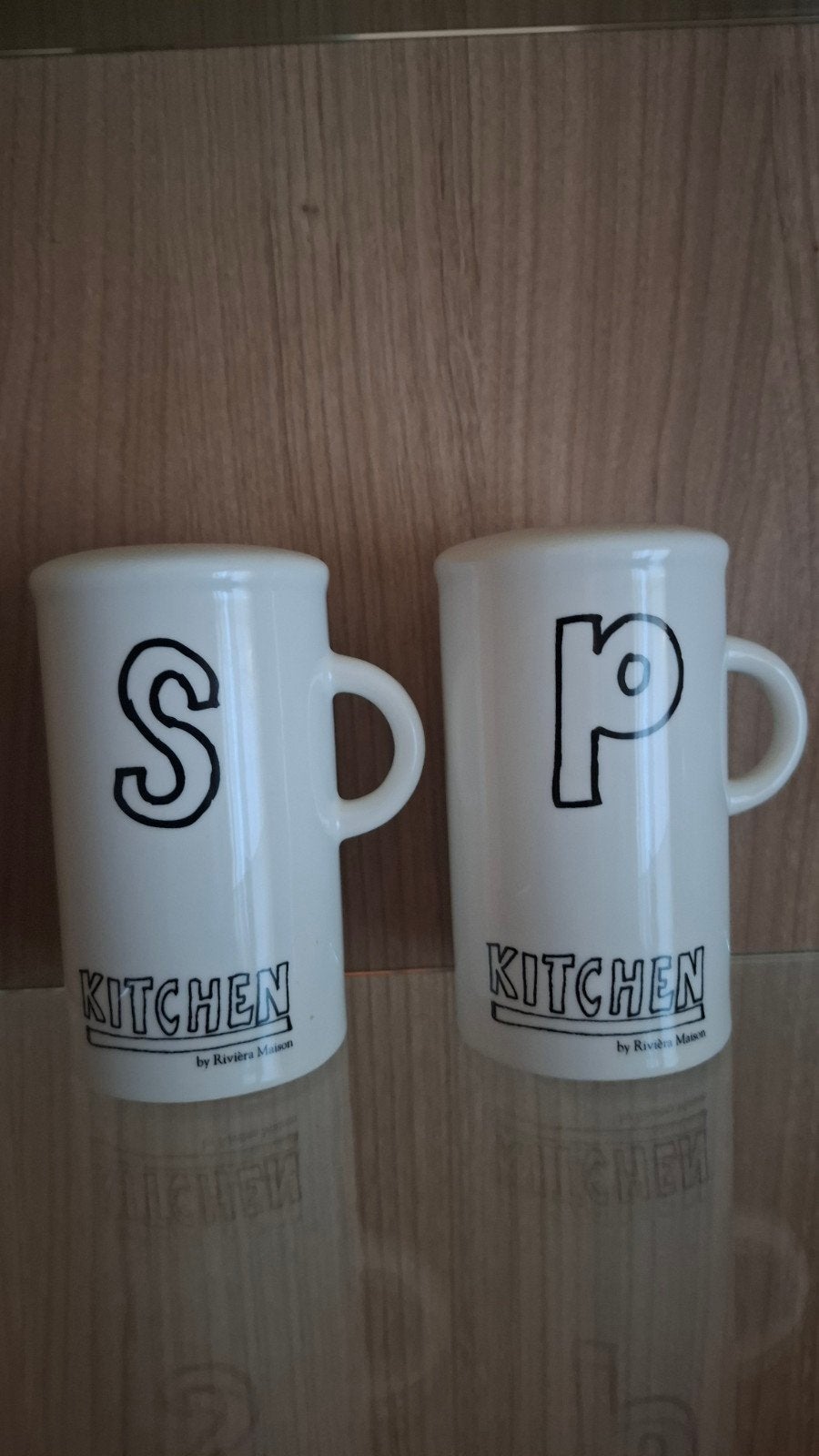 Riviera Maison Salt and Pepper, Overige typen, Ophalen of Verzenden, Zo goed als nieuw, Steen/keramiek